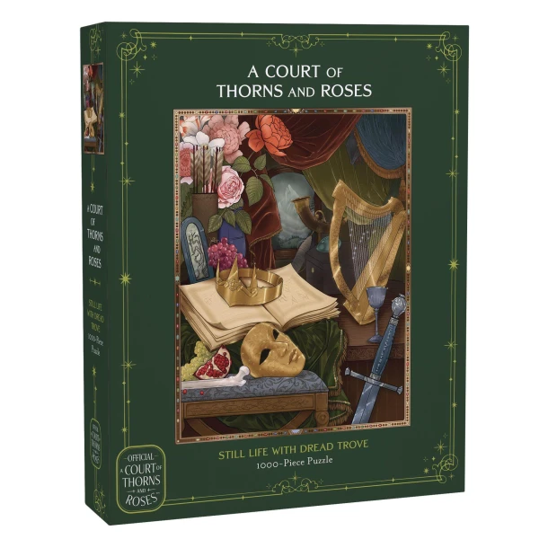 A Court of Thorns and Roses Official Still Life with Dread Trove 1000-Piece Puzzle – Sarah J. Maas – boek cover
