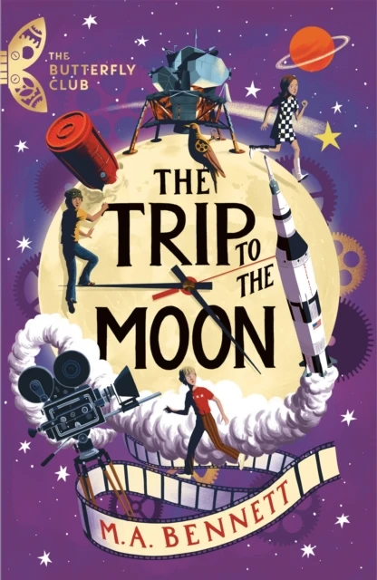 The Butterfly Club: The Trip to the Moon – M.A. Bennett – boek cover