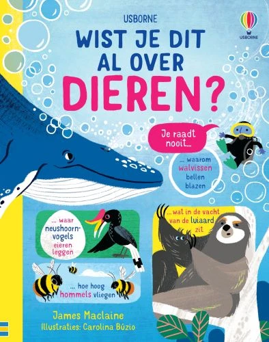 Wist je dit al over dieren – boek cover