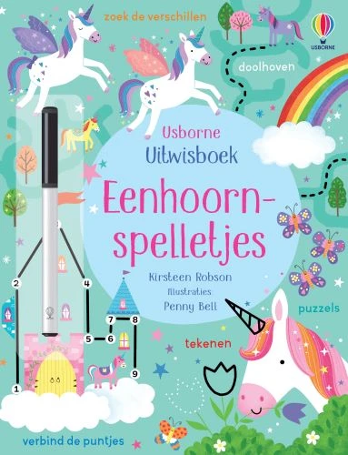Eenhoornspelletjes – boek cover