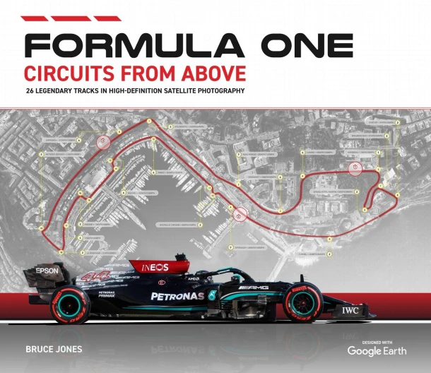 Formula One Circuits From Above – Bruce Jones – boek cover