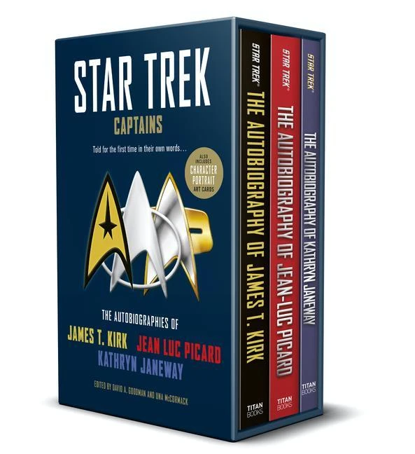 Star Trek Captains - The Autobiographies – boek cover