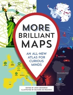 More Brilliant Maps – John Grindrod – boek cover