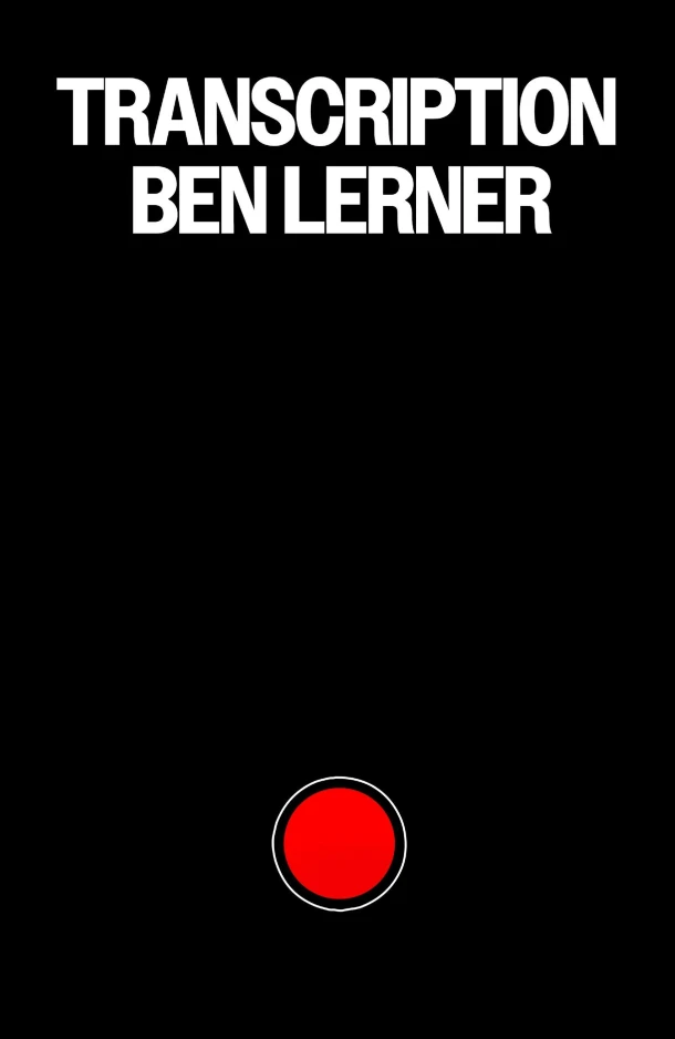 Transcription – Ben Lerner – boek cover
