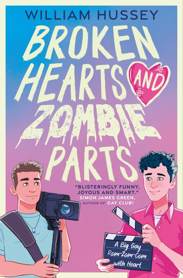 Broken Hearts & Zombie Parts – William Hussey – boek cover