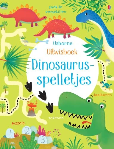 Dinosaurusspelletjes – boek cover