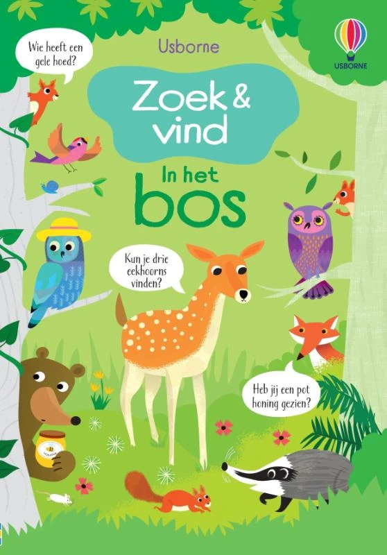 In het bos – boek cover