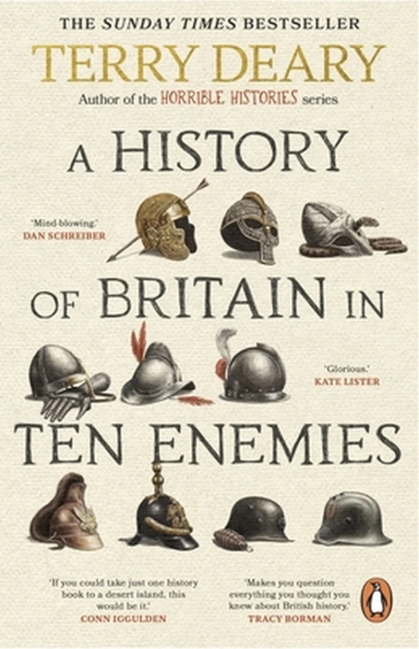 A History of Britain in Ten Enemies – Terry Deary – boek cover