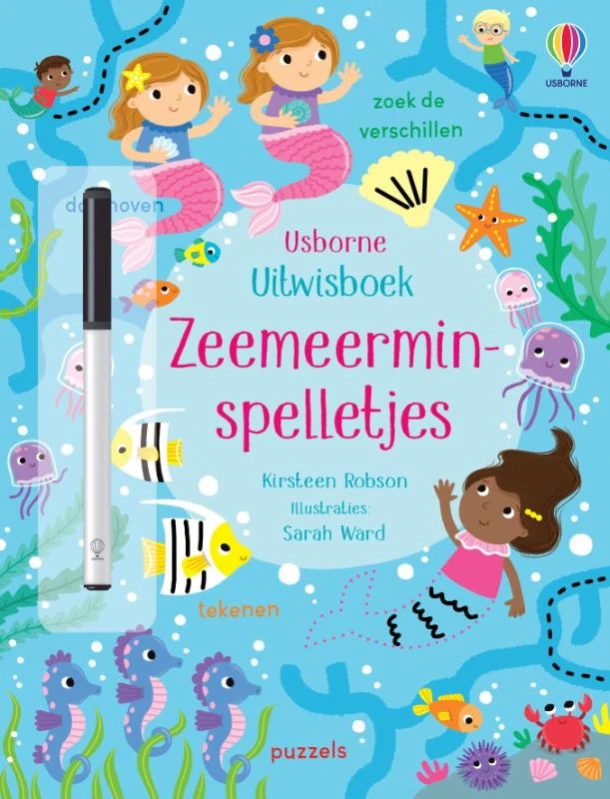 Zeemeerminspelletjes – boek cover
