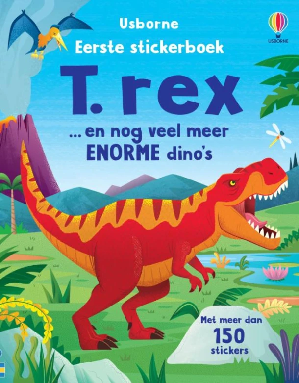 T-rex en andere enorme dinosaurussen – boek cover
