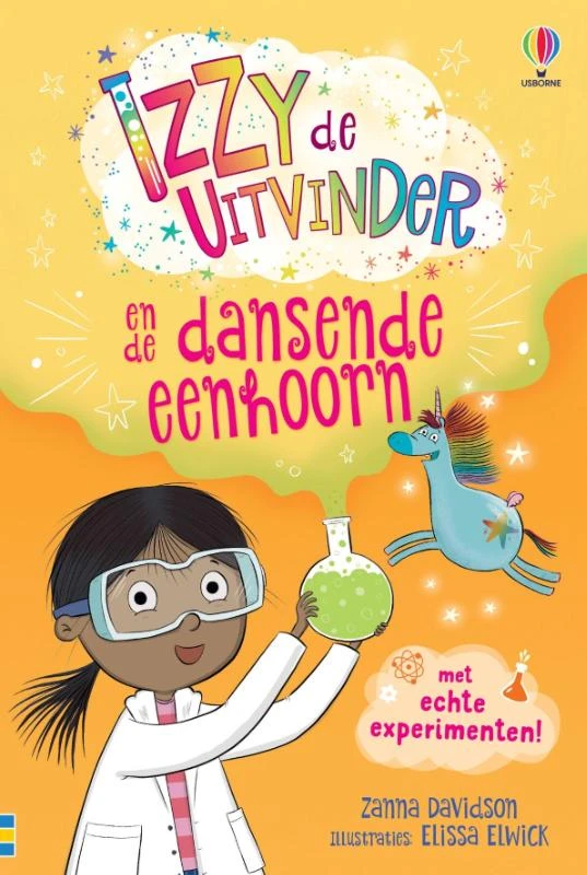 Izzy de uitvinder en de dansende eenhoorn – boek cover