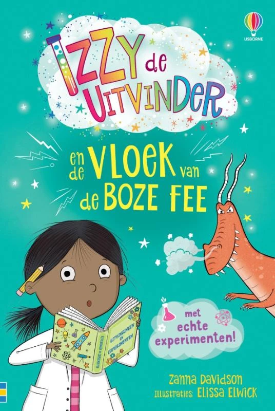 Izzy de uitvinder en de vloek van de boze fee – boek cover