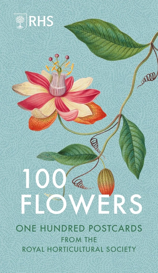 100 Flowers One Hundred Postcards from the Royal Horticultural Society – Royal Horticultural Society – boek cover
