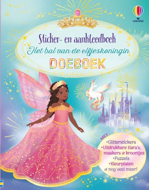Het bal van de elfjeskoningin Doeboek – boek cover