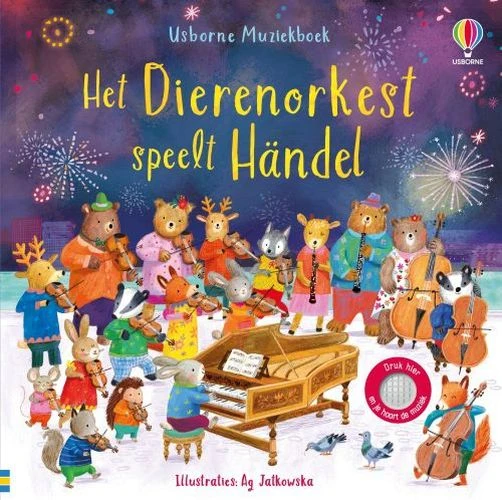 Het Dierenorkest speelt Handel – Sam Taplin – boek cover