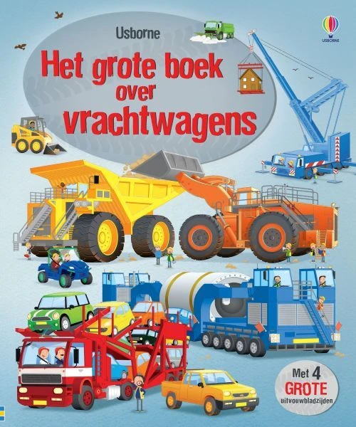Het grote boek over vrachtwagens – Megan Cullis – boek cover