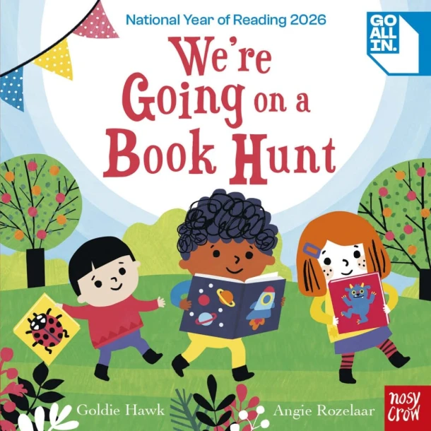 We're Going on a Book Hunt – Goldie Hawk – boek cover