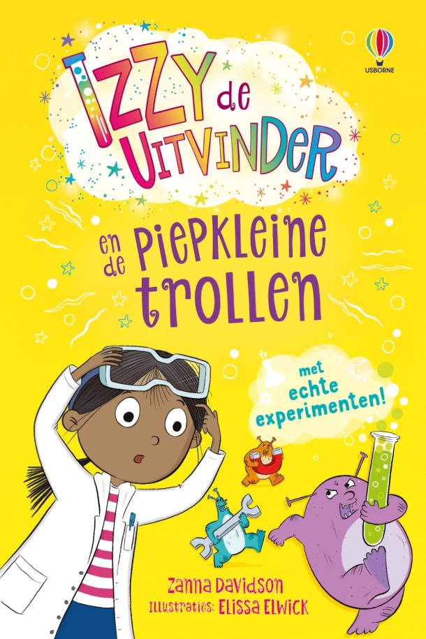 Izzy de uitvinder en de piepkleine trollen – boek cover