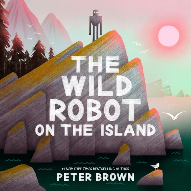 The Wild Robot on the Island – Peter Brown – boek cover