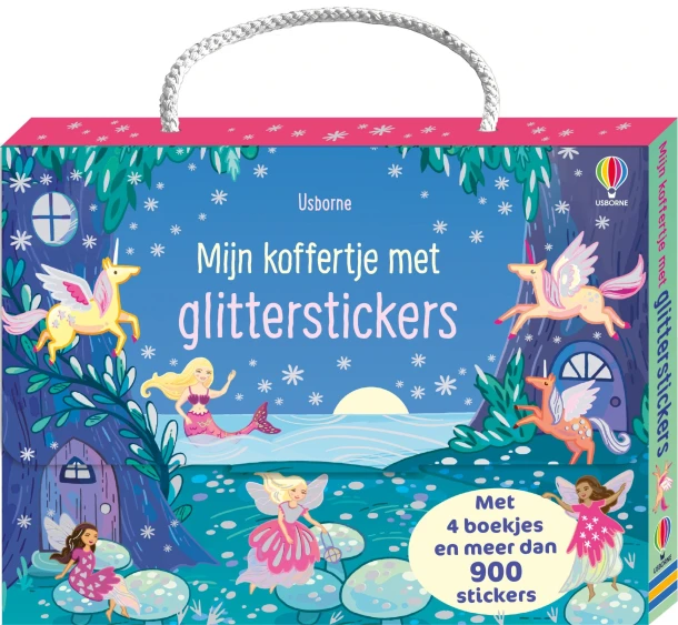 Mijn koffertje met glitterstickers – boek cover