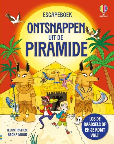 Ontsnappen uit de piramide – boek cover