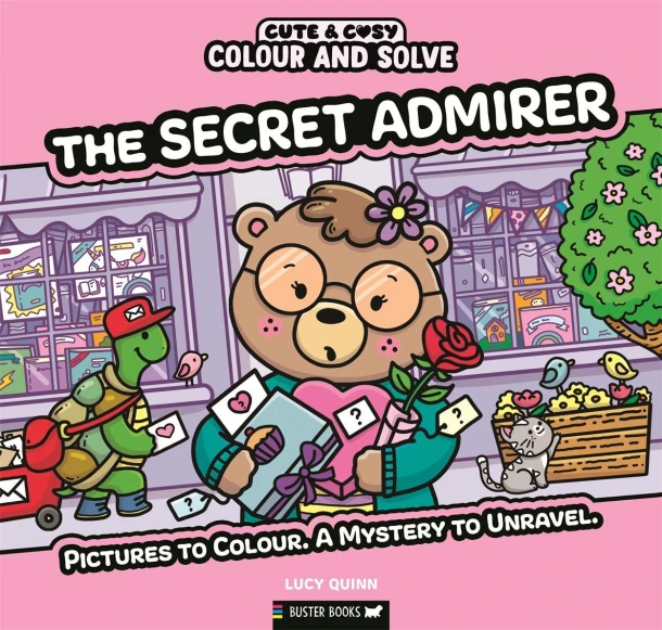 Colour and Solve: The Secret Admirer – Lucy Quinn – boek cover