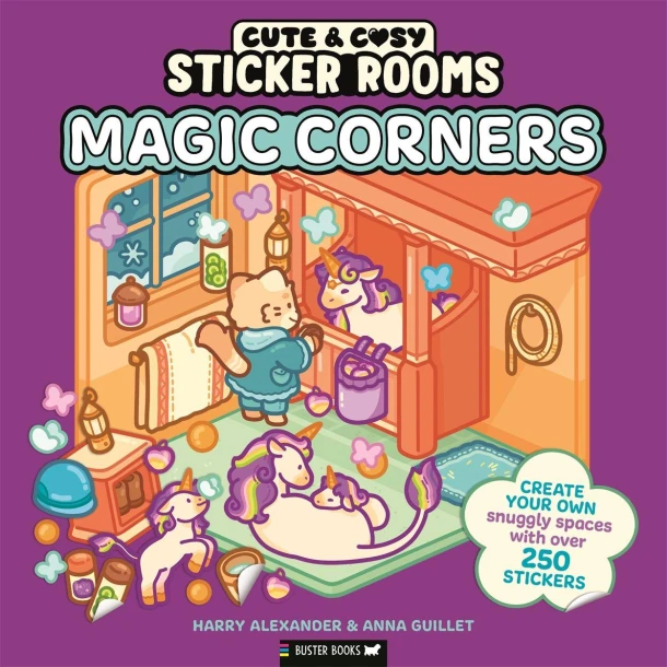 Sticker Rooms: Magic Corners – Anna Guillet – boek cover