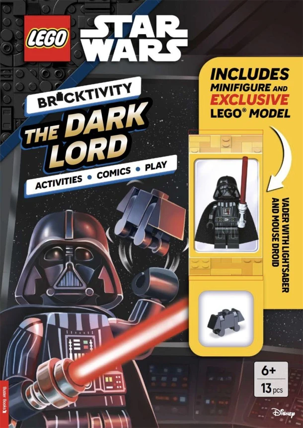 LEGO® Star Wars¿: The Dark Lord (with Darth Vader minifigure, lightsaber and exclusive mouse droid mini-build) – Buster Buster Books – boek cover