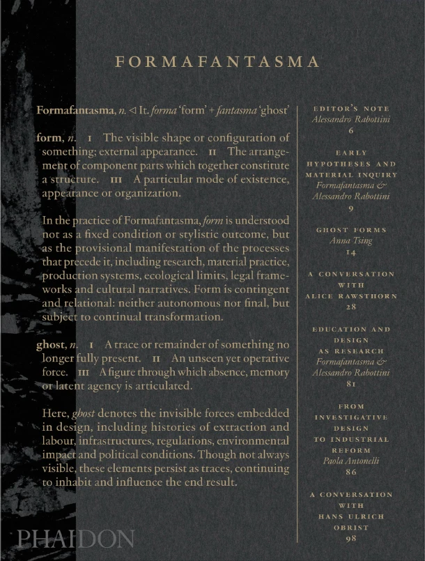 Formafantasma – Emanuele Coccia – boek cover