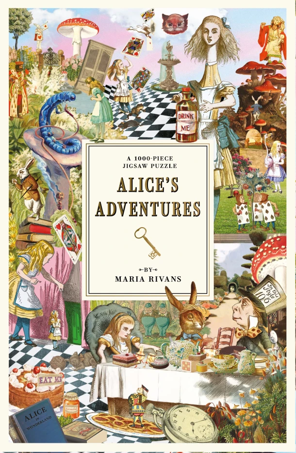 Alice's Adventures: A 1000-Piece Jigsaw Puzzle – Maria Rivans – boek cover