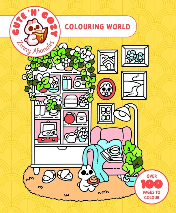 Cute 'n' Cozy Colouring World – Zenny Abanales – boek cover