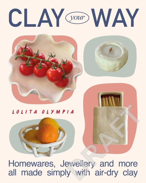 Clay Your Way – Lolita Olympia – boek cover