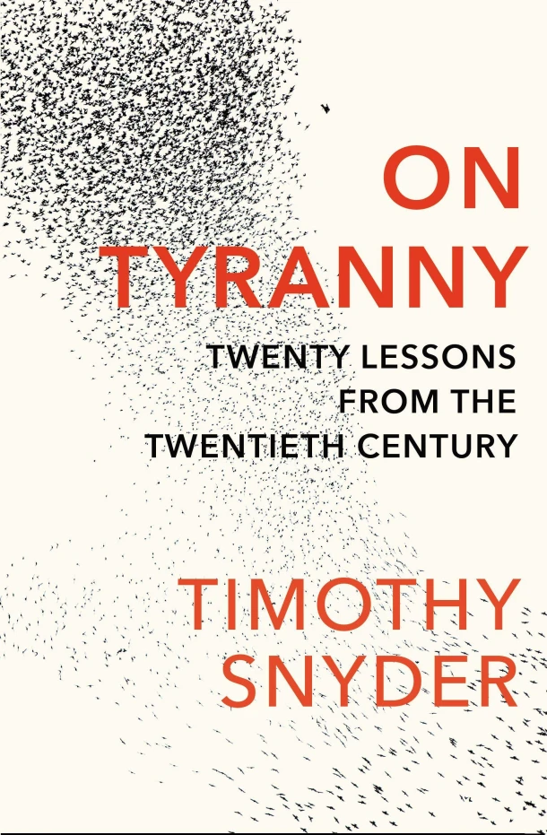 On Tyranny – Timothy Snyder – boek cover