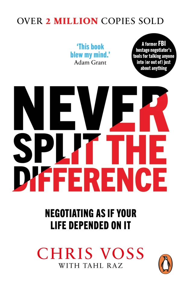 Never Split the Difference – Chris Voss – boek cover