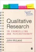 Qualitative Research in Counselling and Psychotherapy – McLeod, John – boek cover