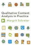 Qualitative Content Analysis in Practice – Schreier, Margrit – boek cover