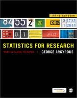 Statistics for Research – Argyrous, George – boek cover