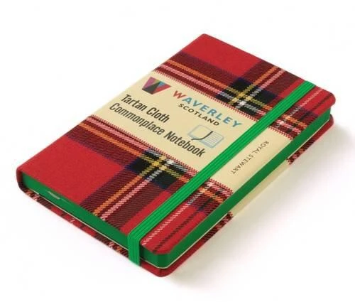 Waverley (L): Royal Stewart Tartan Cloth Large Commonplace Notebook – boek cover