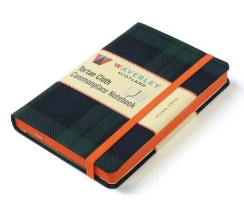 Waverley (L): Black Watch Tartan Cloth Large Notebook – boek cover