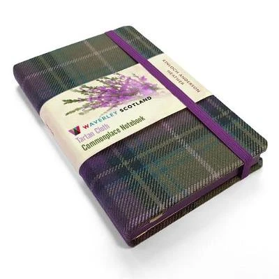 Waverley S.T. (M): Heather Pocket Genuine Tartan Cloth Commonplace Notebook – boek cover