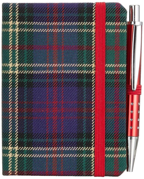 Waverley S.T. (S): Hunting Mini with Pen Pocket Genuine Tartan Cloth Commonplace Notebook – boek cover