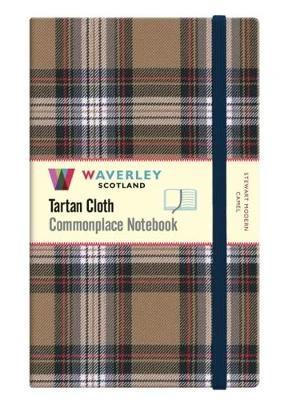 Stewart modern camel genuine tartan cloth (large) – boek cover
