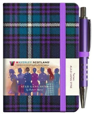 Auld Lang Syne Tartan Notebook (mini with pen) – boek cover
