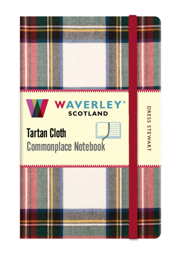 Waverley Dress Stewart Tartan cloth pocket notebook – Waverley Scotland – boek cover