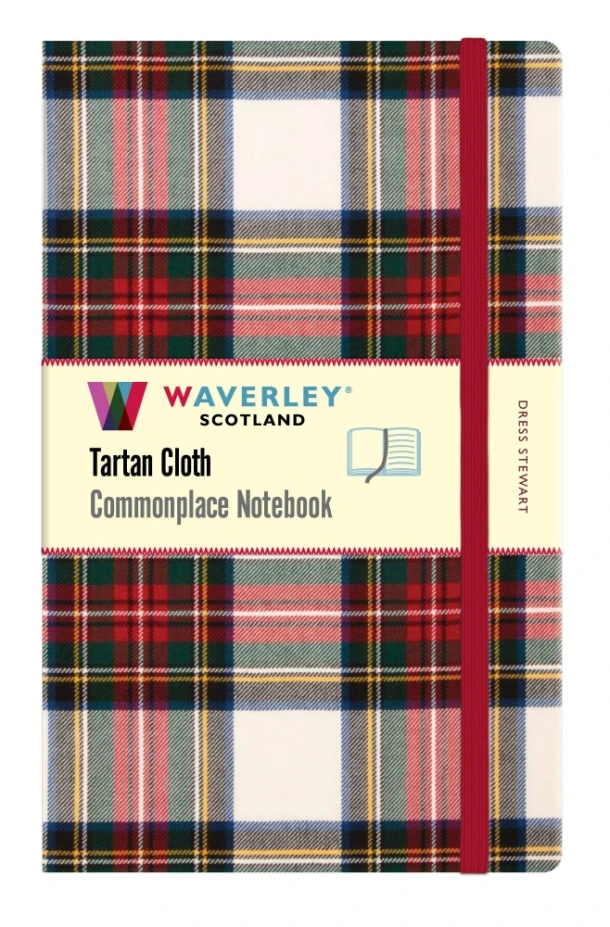 Waverley Commonplace Notebooks: Dress Stewart Large Notebook – Waverley Scotland – boek cover