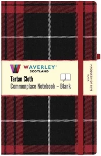 MacQueen of Skye Tartan Blank Notebook: Large 21cm x 13cm – Waverley Scotland – boek cover