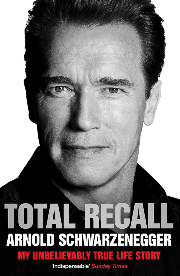 Total Recall – Arnold Schwarzenegger – boek cover