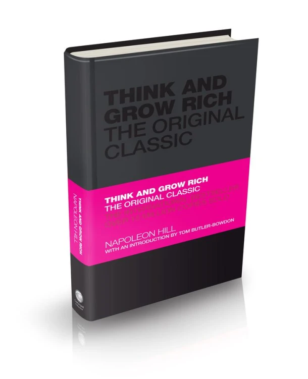 Think and Grow Rich – Napoleon Hill – boek cover