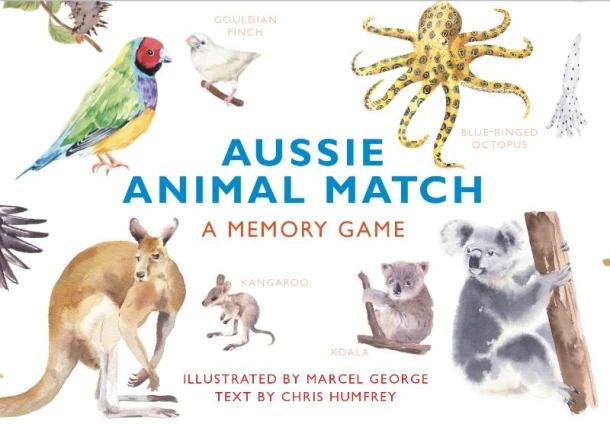 Aussie Animal Match – Chris Humfrey – boek cover
