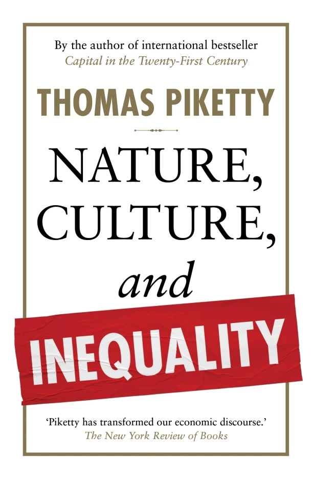 Nature, Culture, and Inequality – Thomas Piketty – boek cover